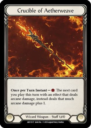 Crucible of Aetherweave // Viserai, Rune Blood [ARC115 // ARC075] (Arcane Rising) - Image 3