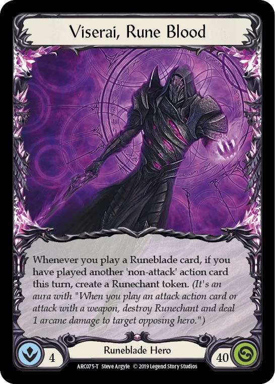 Dash // Viserai, Rune Blood [ARC002 // ARC075] (Arcane Rising) - Image 2