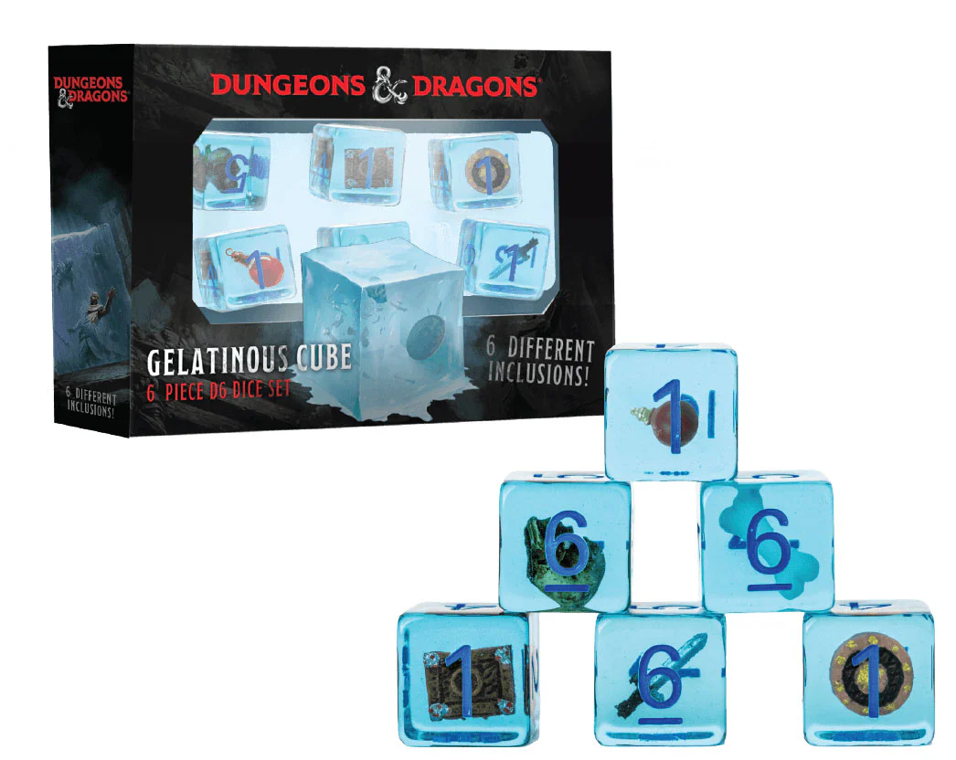 Dungeons & Dragons - Gelatinous Cube 6-Piece Dice Set