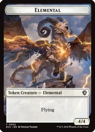 Elemental (0002) // Plant Double-Sided Token [Lorwyn Eclipsed Tokens] - Image 3