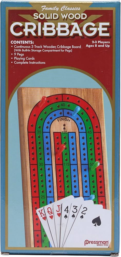 Family Classics Cribbage - Solid Wood