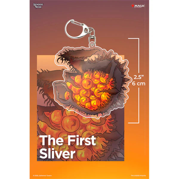 Keychain: MTG Acrylic Commanders- The First Sliver