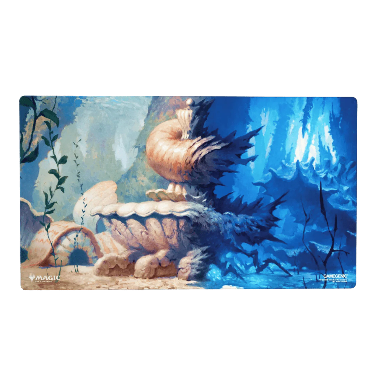 Magic: The Gathering | Lorwyn Eclipsed Shiny Playmat - Hallowed Fountain