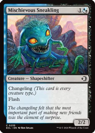 Mischievous Sneakling [Lorwyn Eclipsed]