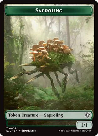 Saproling // The Monarch Double-Sided Token [Lorwyn Eclipsed Tokens] - Image 3