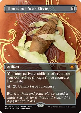 Thousand-Year Elixir (Borderless) [Lorwyn Eclipsed Special Guests]